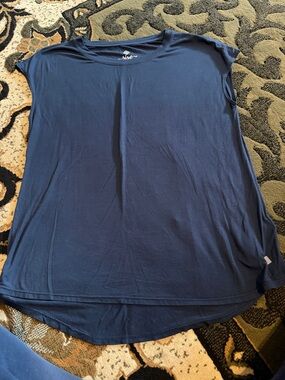 LuLaRoe Navy Cap-Sleeve Tee
